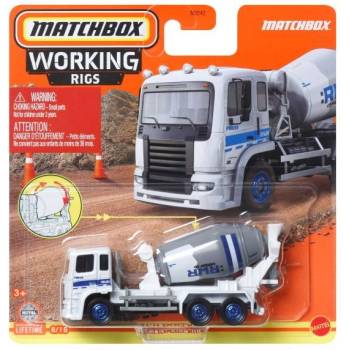 Mattel Matchbox: Работещи машини - Цимент Краля HD количка (HVV13)