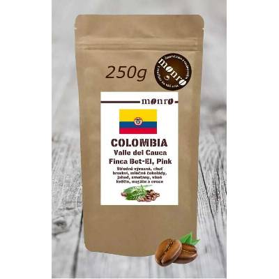 Monro Káva Colombia Excelso Valle del Cauca Finca Bet el káva 100% Arabika 250 g