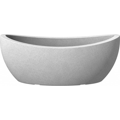 Scheurich Květináč Jardiniere Wave Globe stony grey 58 x 24 cm