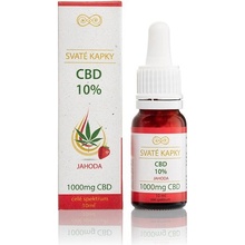 Svaté kapky 10% CBD jahoda 10 ml Svatý Sedláček