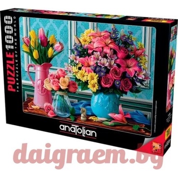 Image 1 of Anatolian Пъзел anatolian 1130 - 1000 части - Вази с цветя (p1130)