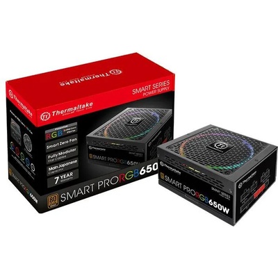 Thermaltake Smart Pro RGB 650W 80 PLUS Bronze (PS-SPR-0650FPCBEU-R)
