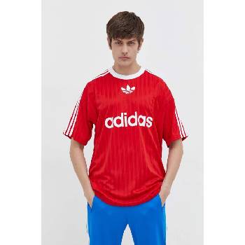 adidas Originals Тениска adidas Originals Adicolor Poly Tee в червено с принт IM9458 (IM9458)