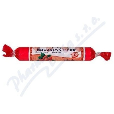 PEZZ-HAAS PEZ Hroznový cukor s vit.C jahoda 39 g