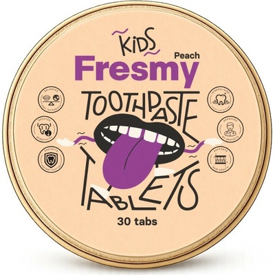 Fresmy Kids Peach detská v tabletách 30 ks