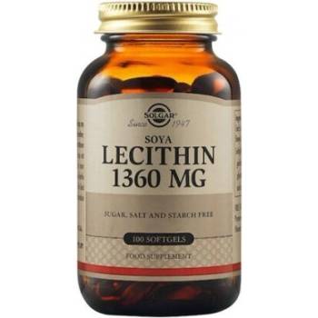Solgar Хранителна добавка ЛЕЦИТИН , Solgar Lecithin 1360mg 100softgels