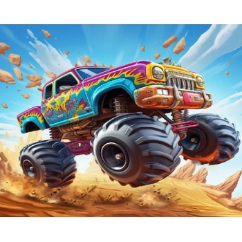 Norimpex - Puzzle Diamant painting: Monster Truck 30x40 cm - 1 - 39 piese