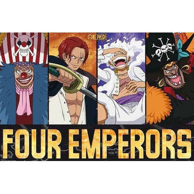 Plagát, Obraz - One Piece - The Four Emperors, 91.5 × 61 cm