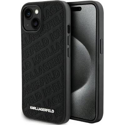 KARL LAGERFELD Кейс Karl Lagerfeld Quilted K Pattern за iPhone 15 Plus / 14 Plus, черен