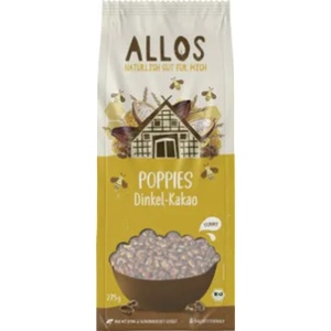 Allos Био Poppies спелта и какао - 275 г