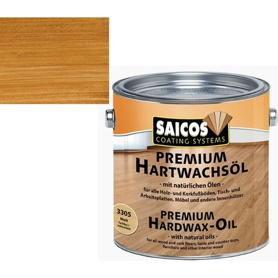 Saicos tvrdý voskový olej Premium 25 l Teak