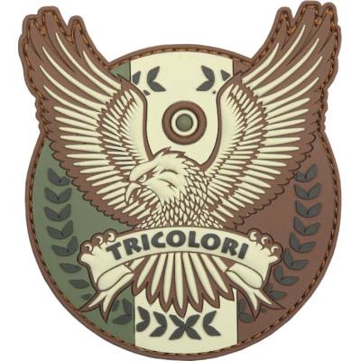 Gumená nášivka 101 Inc znak Tricolori - multicam