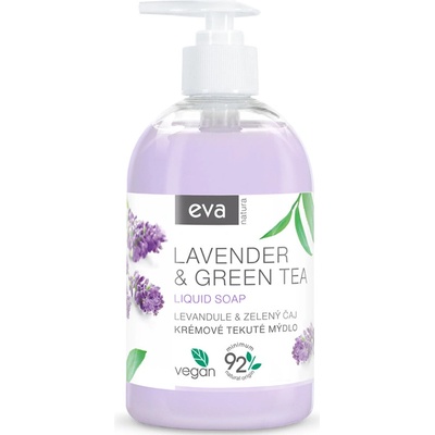 Eva Natura Krémové tekuté mydlo Levanduľa & Zelený čaj 250 ml