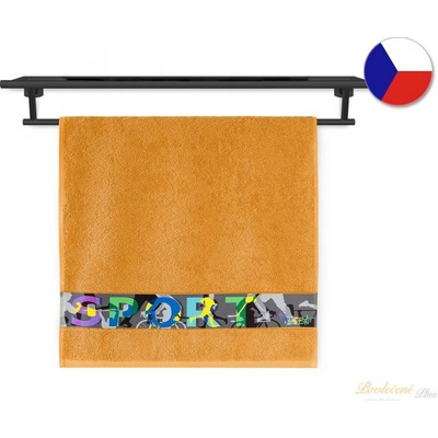 VEBA RUČNÍK NORA CROSS BIKE ORANŽOVÁ 50 x 100 cm