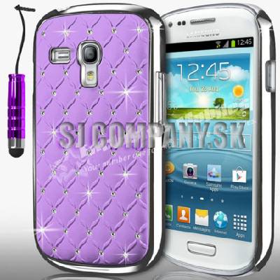Zadný kryt Samsung Galaxy S III Mini – Chrome Diamant sv.fialová