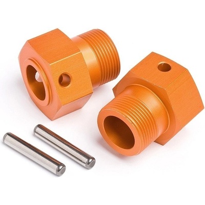 HPI Unašeč kola ALU 24x27 mm oranžová 2 ks