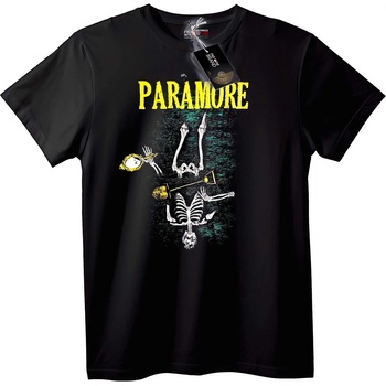 NOONEBRAND Тениска Paramore Скелет - 4XL, Black