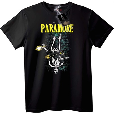 NOONEBRAND Тениска Paramore Скелет - 4XL, Black
