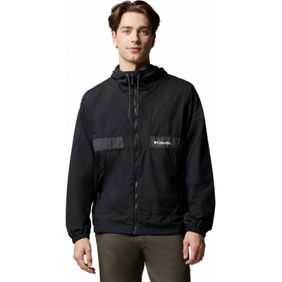 Columbia Spire Valley Hooded Windbreaker black shark – Hledejceny.cz