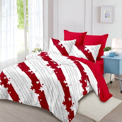 EmonaMall Двулицево спално бельо EmonaMall, 6 части - Модел S18430 (S18430-10000d-C-874)