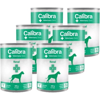 Calibra Ветеринарни диети за кучета с бъбречни проблеми 6x400г