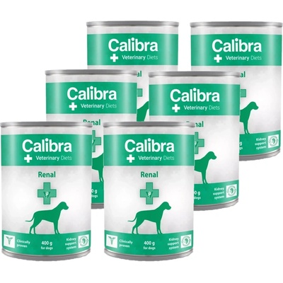 Calibra Ветеринарни диети за кучета с бъбречни проблеми 6x400г