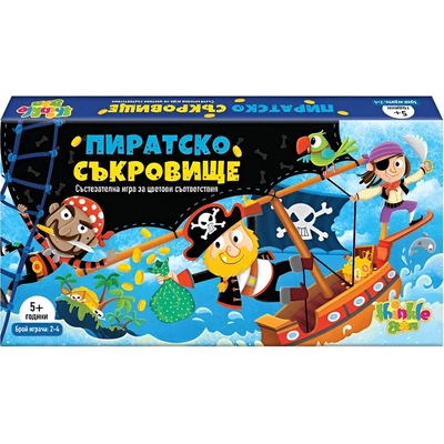 Thinkle Stars Детска образователна игра Thinkle Stars "Пиратско съкровище" - Код F1053 (F1053-8901137261734)
