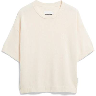 Armedangels Дамска тениска ARMEDANGELS Women's S Sl Linen Blend Knit Sweater T-shirt - Undyed - размер XS (916-6594-0311)