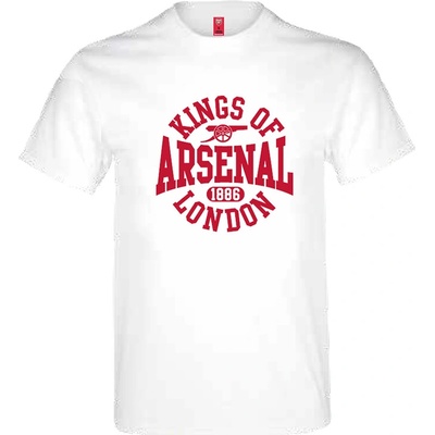 Fan-shop tričko Arsenal FC kings bílé
