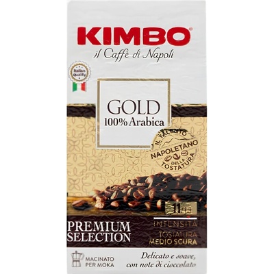 Kimbo Gold 100% Arabica mletá káva 250 g