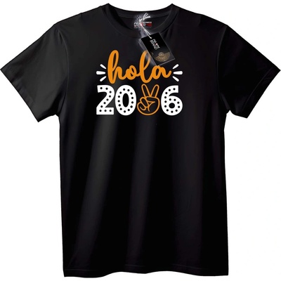 NOONEBRAND Тениска Здравей 2016 Знак за мир - 7XL, White