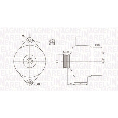 generátor MAGNETI MARELLI 063732026010