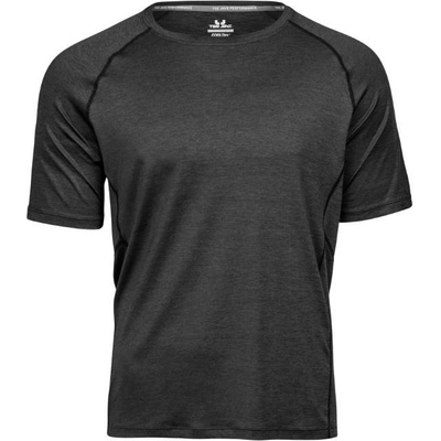 TEE JAYS tj7020 cooldry / Мъжка спортна тениска - черен меланж m (18702016902)