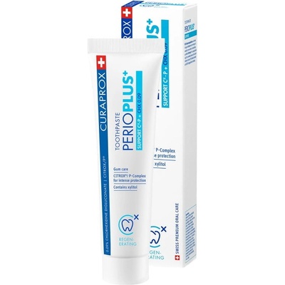 Curaprox Perio Plus Support s 0,09% CHX a CITROX 75 ml