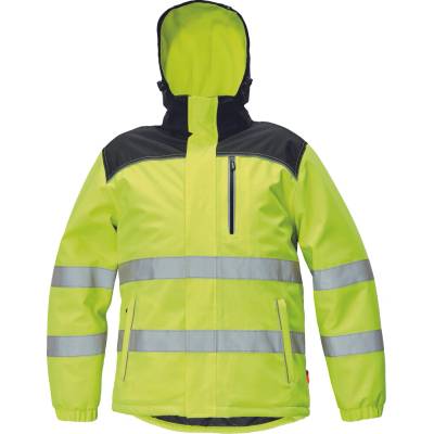 Cerva Knoxfield HV Winter parka žlutá