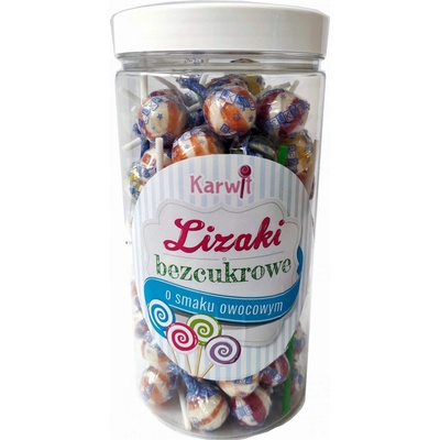 Karwit Lízátka bez cukru ovocné 80 x 8 g