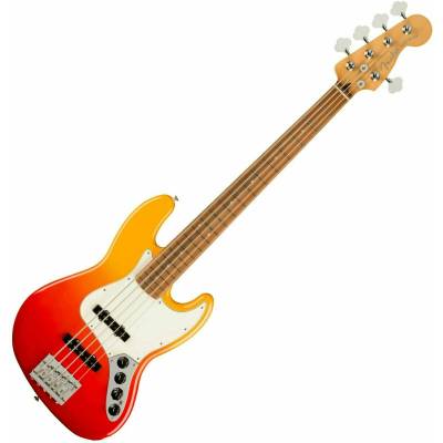 Fender Player Plus Jazz Bass V PF Tequila Sunrise 5-струнна бас китара