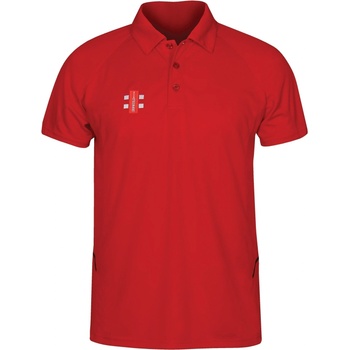 Gray Nicolls Блуза с яка Gray Nicolls Men's Matrix Cricket Polo Shirt - Red