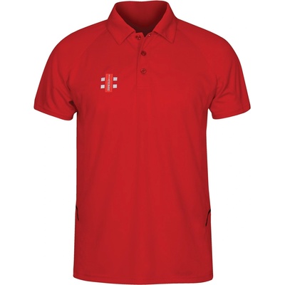 Gray Nicolls Блуза с яка Gray Nicolls Men's Matrix Cricket Polo Shirt - Red
