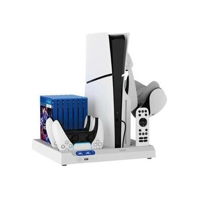 iPega P5S028 s chladením pre PS5/PS5 Slim (PG-P5S028) biela
