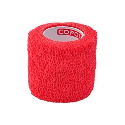 CoPoly Obinadlo elast. 5 cm x 4,6 m červená