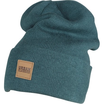Urban Classics Leatherpatch Long beanie jasper