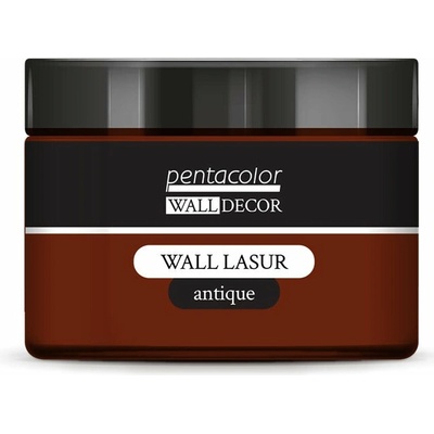 Pentart Wall Decor lazúra s antickým efektom 150 ml Hrdzavohnedá