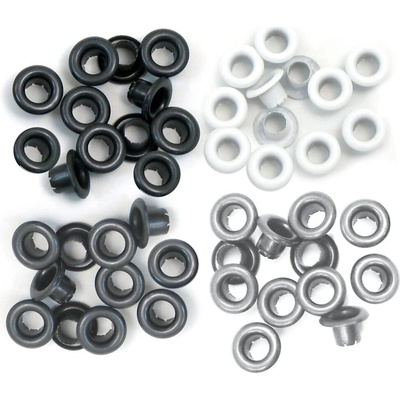 WE R MEMORY KEEPERS PRŮCHODKY - Eyelets Standard - ŠEDÉ