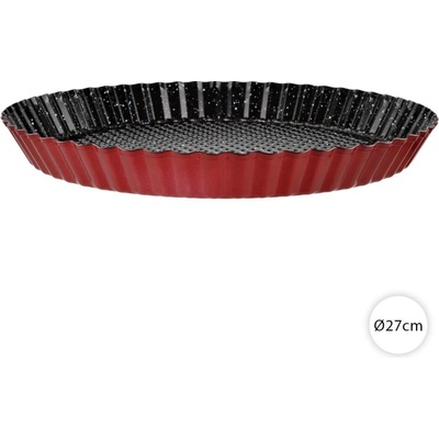 Perfect Home Forma na koláč 27 cm ovová forma 19118 Metal Red