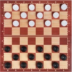 Bamsic НАСТОЛНА ИГРА 2 В 1 - ТАБЛА И ШАШКИ