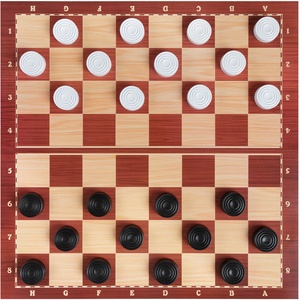 Bamsic НАСТОЛНА ИГРА 2 В 1 - ТАБЛА И ШАШКИ