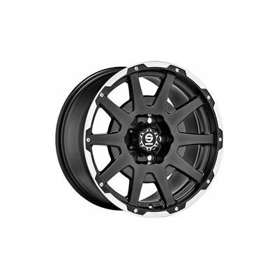 SPARCO DAKAR 5,5x16 5x139,7 ET0 matt graphite LIP polished+rivets