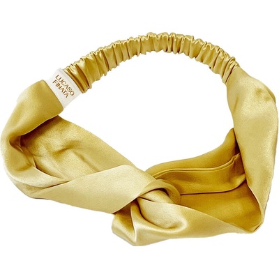 Lucaso Finata Hodvábna čelenka do vlasov - Royal Gold