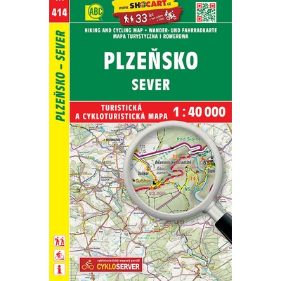SHOCart 414 Plzeňsko sever 1:40 000 turistická mapa
